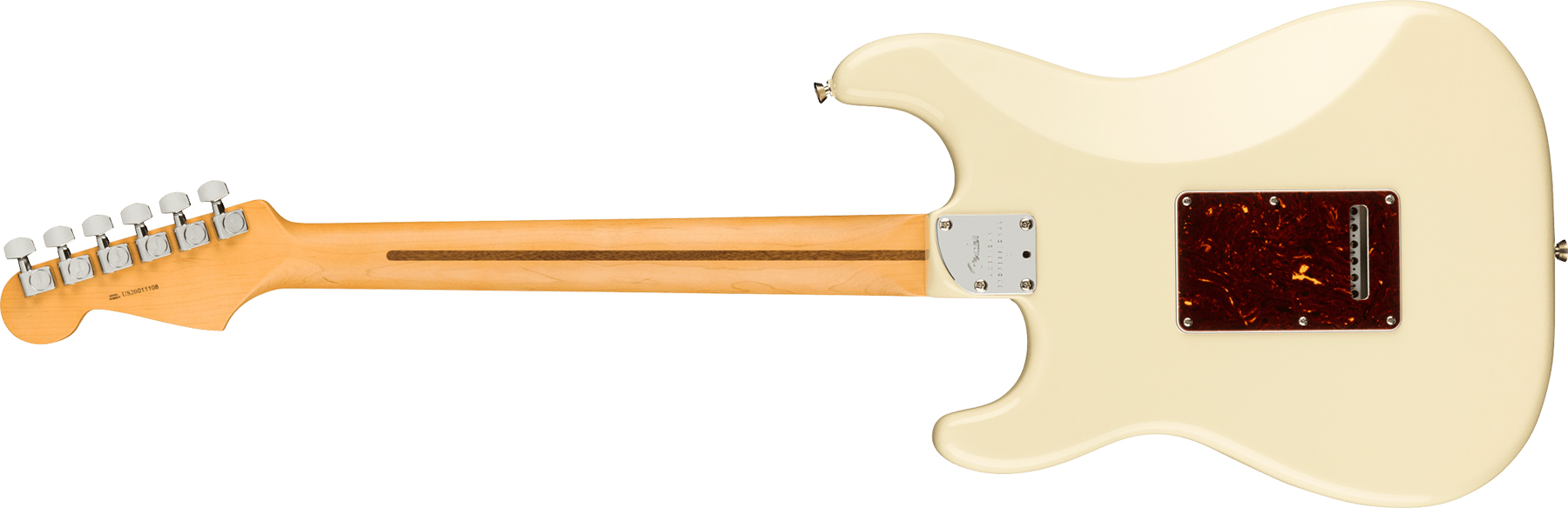 Fender Strat American Professional Ii Lh Gaucher Usa Mn - Olympic White - E-Gitarre für Linkshänder - Variation 1