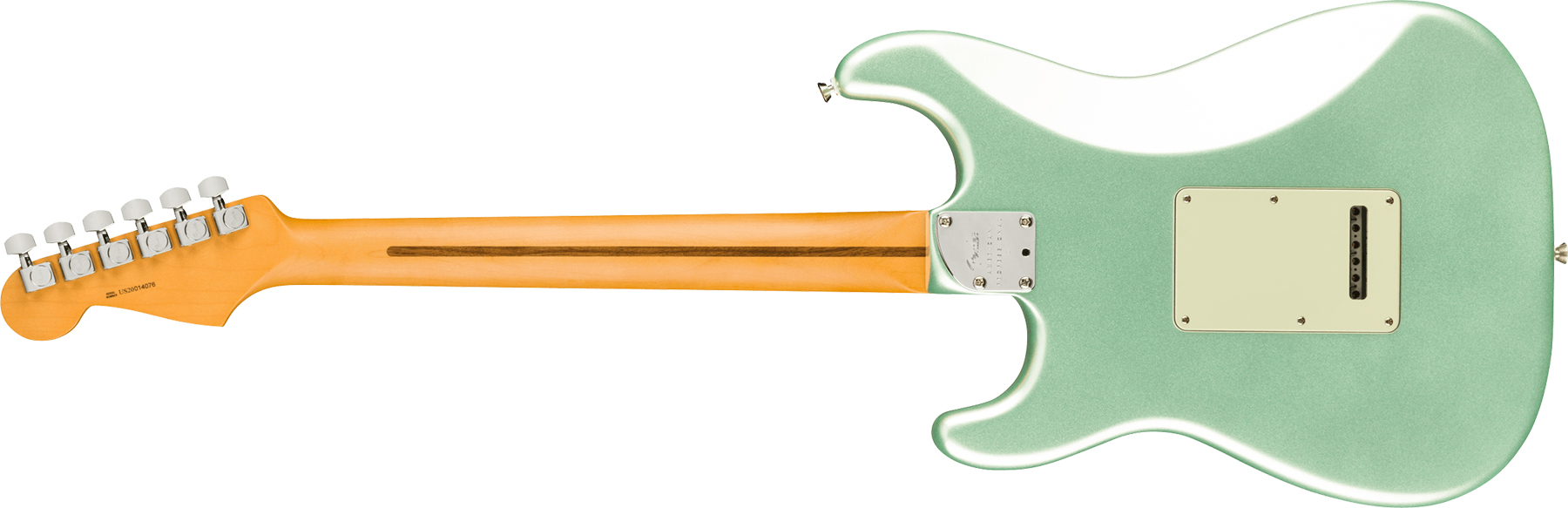 Fender Strat American Professional Ii Lh Gaucher Usa Mn - Mystic Surf Green - E-Gitarre für Linkshänder - Variation 1