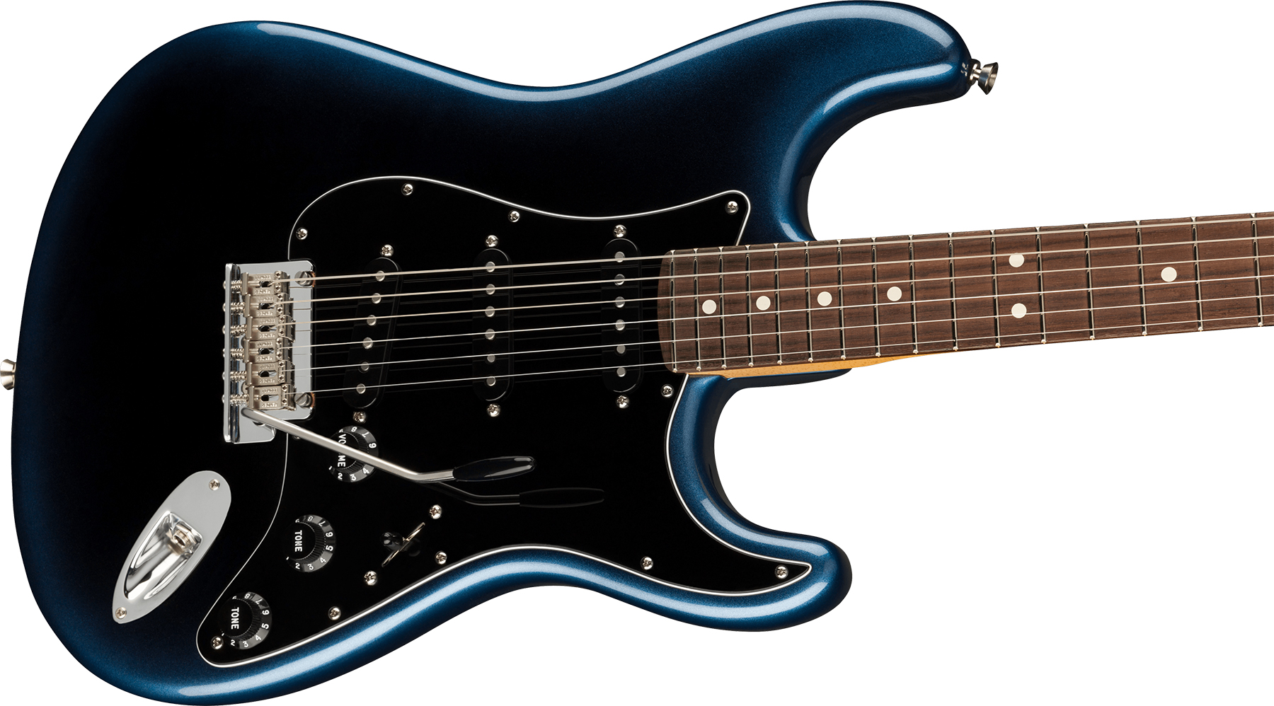 Fender Strat American Professional Ii Lh Gaucher Usa Rw - Dark Night - E-Gitarre für Linkshänder - Variation 2