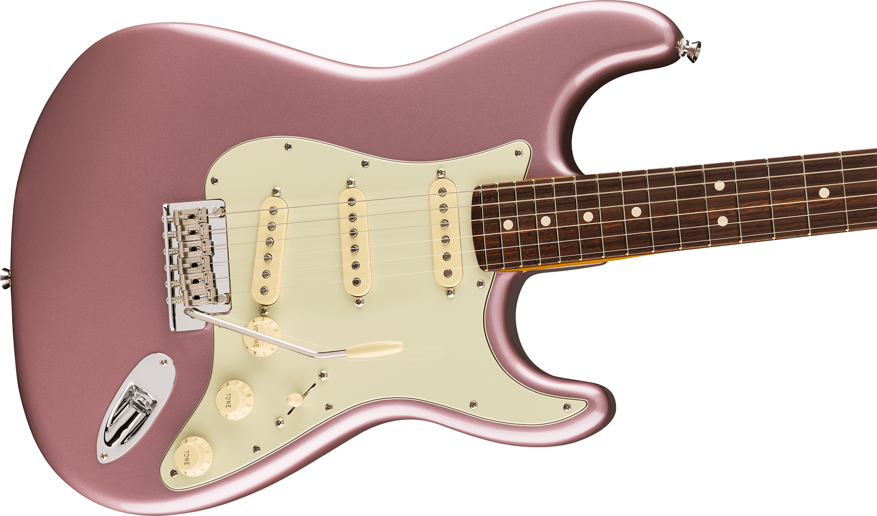 Fender Strat American Professional Ii Ltd Usa 3s Trem Rw - Burgundy Mist Metallic - E-Gitarre in Str-Form - Variation 2