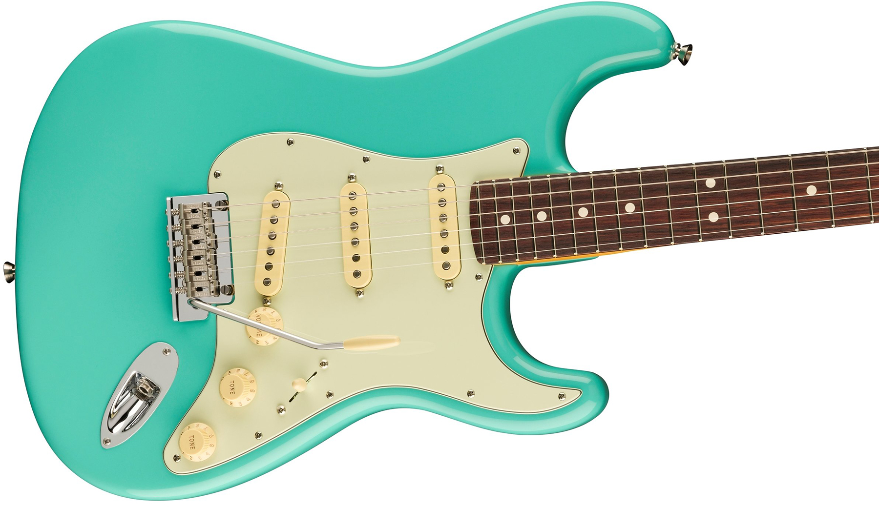 Fender Strat American Professional Ii Ltd Usa 3s Trem Rw - Sea Foam Green - E-Gitarre in Str-Form - Variation 2