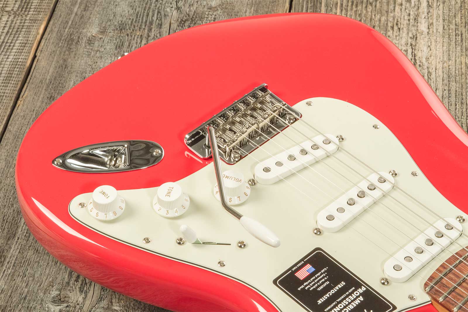 Fender Strat American Professional Ii Ltd Usa 3s Trem Rw - Fiesta Red - E-Gitarre in Str-Form - Variation 6