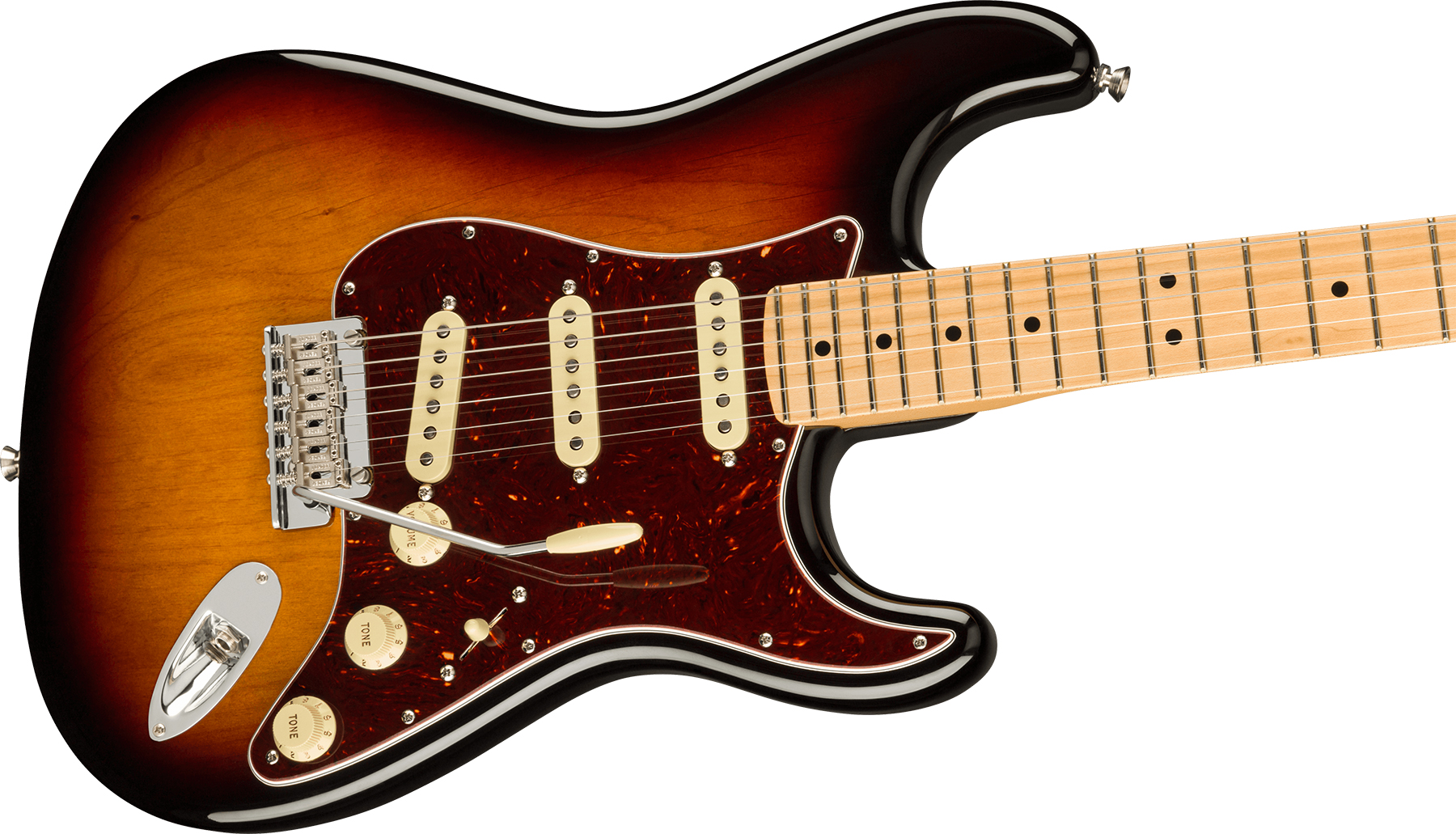 Fender Strat American Professional Ii Usa Mn - 3-color Sunburst - E-Gitarre in Str-Form - Variation 2