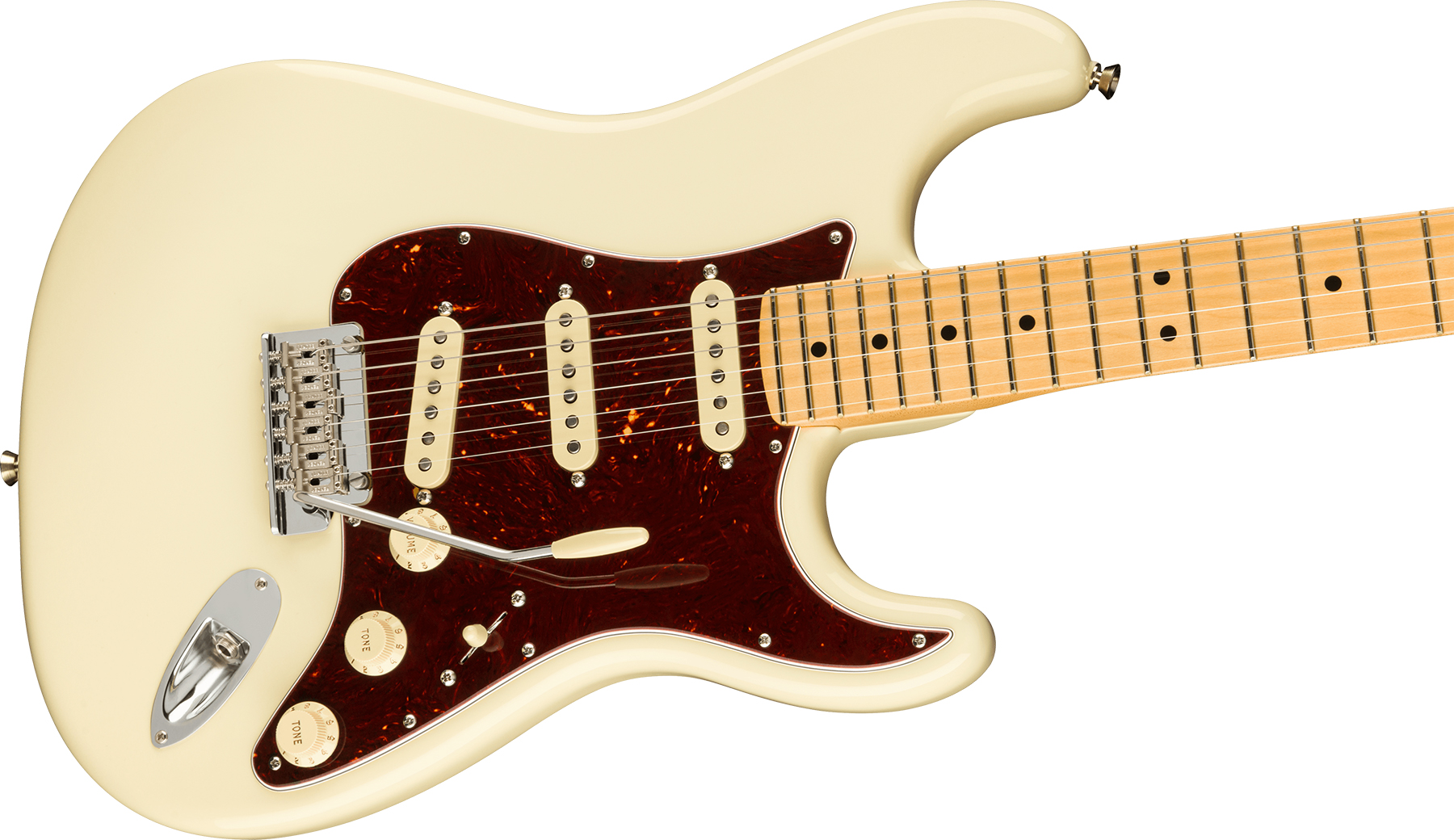 Fender Strat American Professional Ii Usa Mn - Olympic White - E-Gitarre in Str-Form - Variation 2