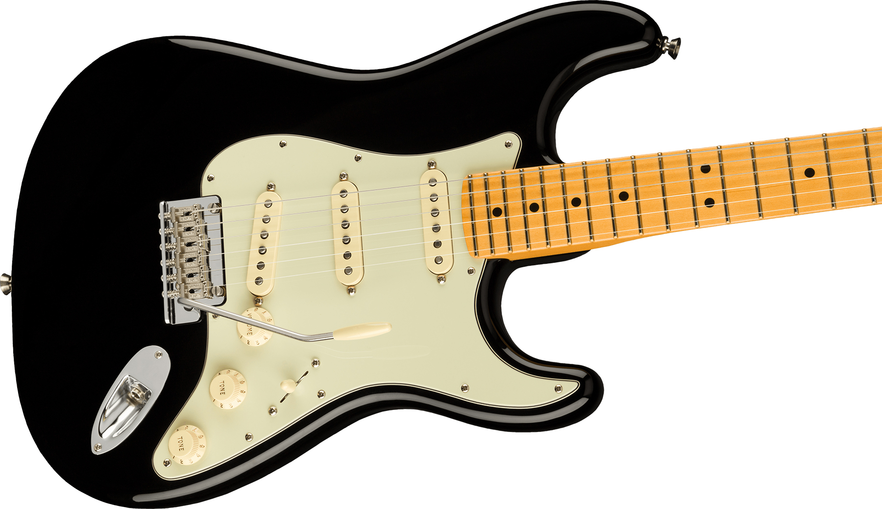 Fender Strat American Professional Ii Usa Mn - Black - E-Gitarre in Str-Form - Variation 2