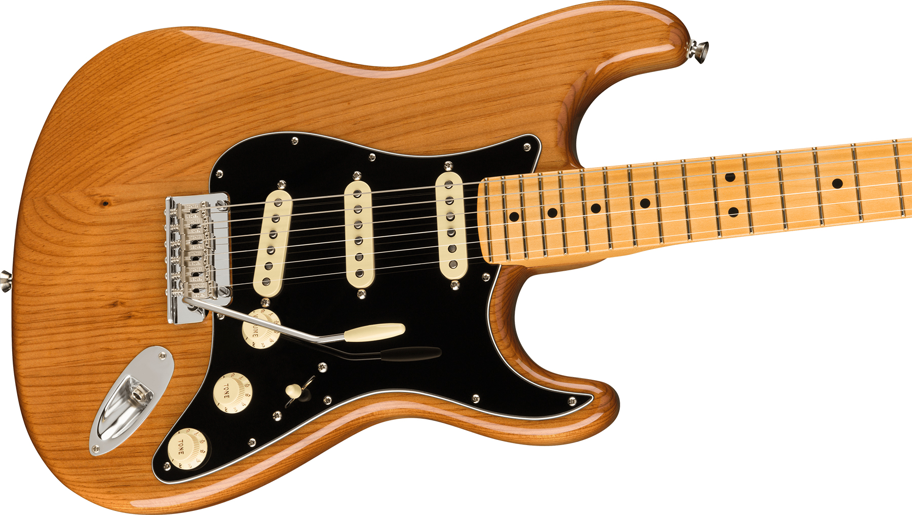 Fender Strat American Professional Ii Usa Mn - Roasted Pine - E-Gitarre in Str-Form - Variation 2