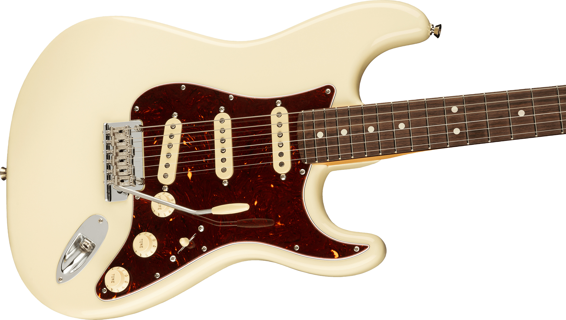 Fender Strat American Professional Ii Usa Rw - Olympic White - E-Gitarre in Str-Form - Variation 2