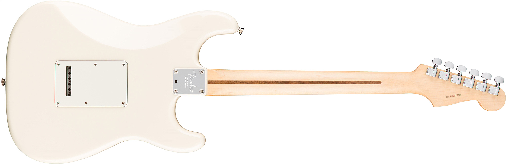 Fender Strat American Professional Lh Usa Gaucher 3s Rw - Olympic White - E-Gitarre für Linkshänder - Variation 1