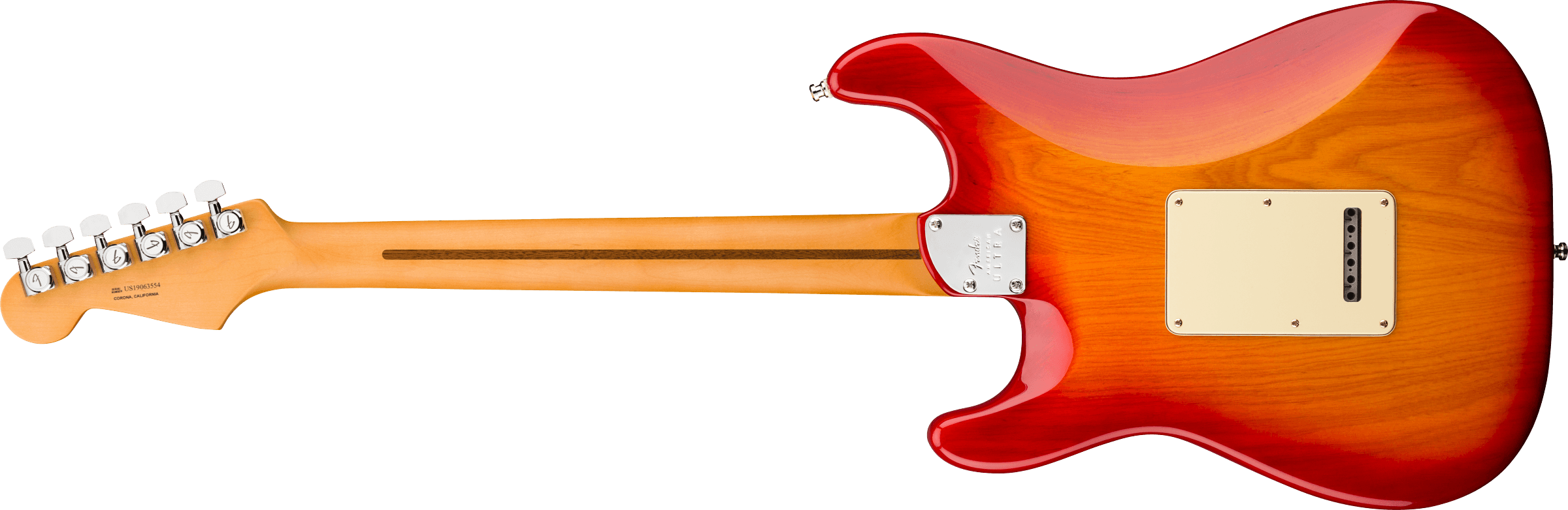 Fender Strat American Ultra Hss 2019 Usa Mn - Plasma Red Burst - E-Gitarre in Str-Form - Variation 1