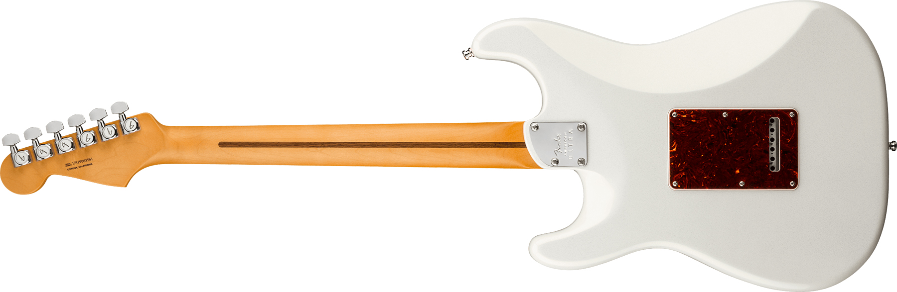 Fender Strat American Ultra Hss 2019 Usa Mn - Arctic Pearl - E-Gitarre in Str-Form - Variation 1