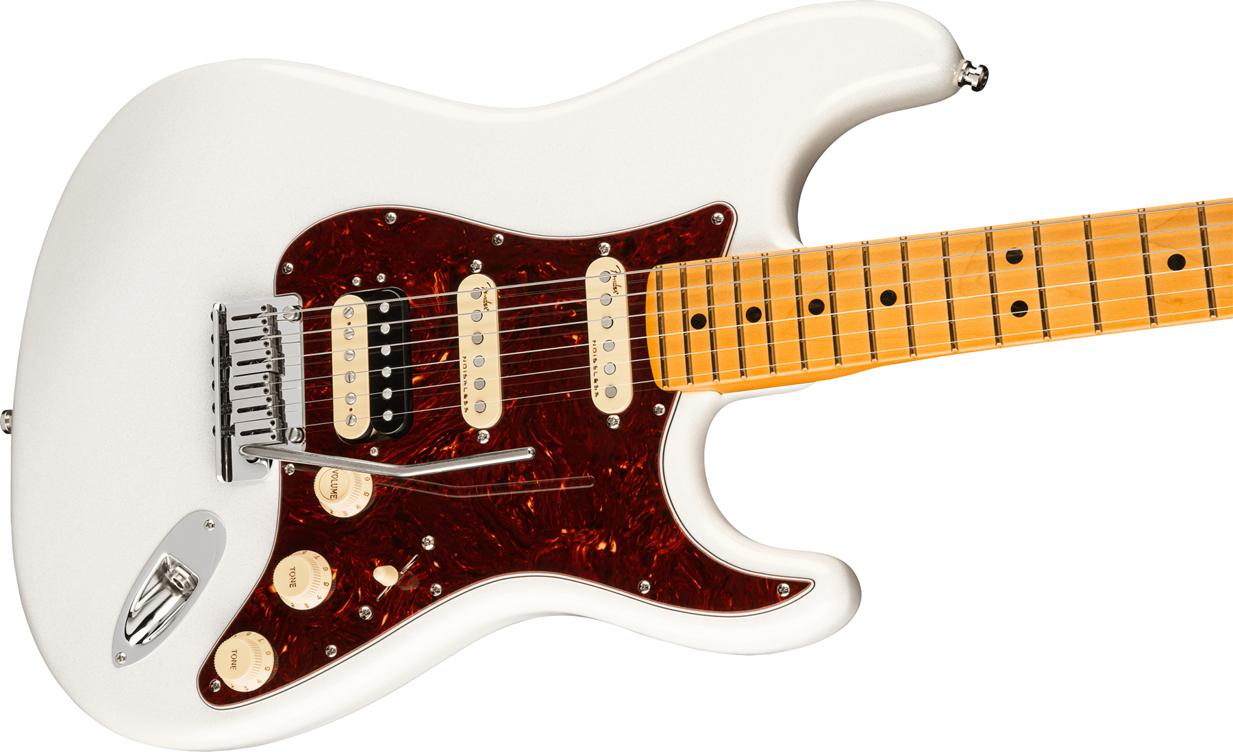 Fender Strat American Ultra Hss 2019 Usa Mn - Arctic Pearl - E-Gitarre in Str-Form - Variation 2