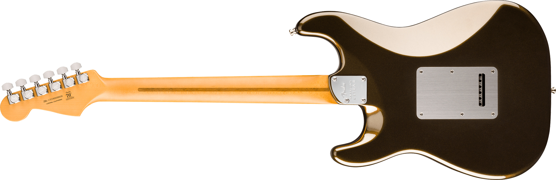 Fender Strat American Ultra Ii Hss Usa Trem Eb - Texas Tea - E-Gitarre in Str-Form - Variation 1