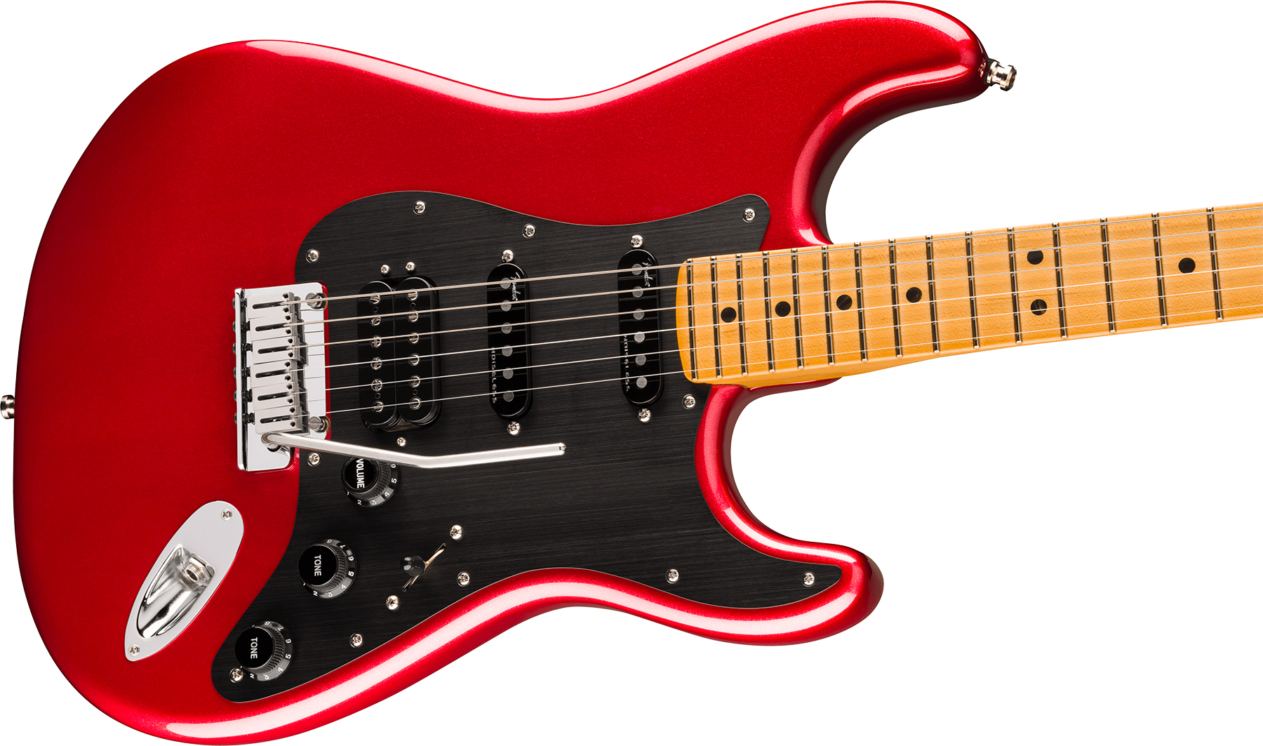 Fender Strat American Ultra Ii Hss Usa Trem Mn - Sinister Red - E-Gitarre in Str-Form - Variation 2