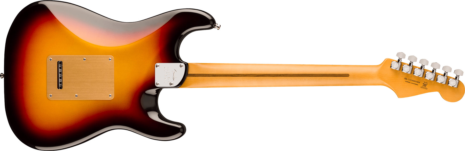 Fender Strat American Ultra Ii Lh Usa Gaucher Trem 3s Eb - Ultraburst - E-Gitarre in Str-Form - Variation 1