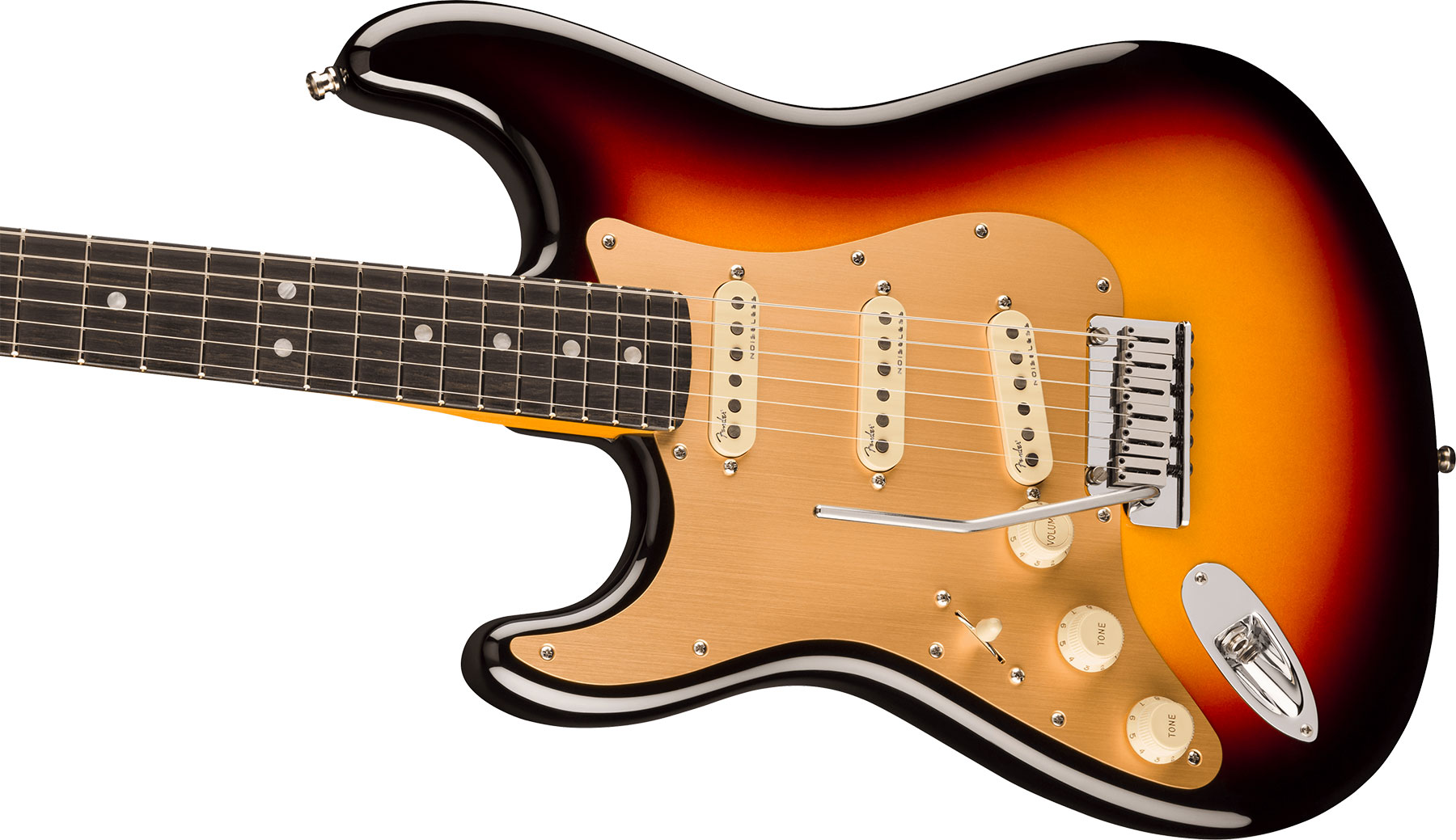 Fender Strat American Ultra Ii Lh Usa Gaucher Trem 3s Eb - Ultraburst - E-Gitarre in Str-Form - Variation 2