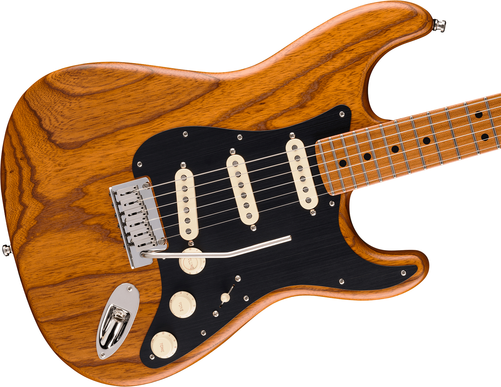 Fender Strat American Ultra Ii Ltd Usa 3s Custom Shop Trem Mn - Natural - E-Gitarre in Str-Form - Variation 2