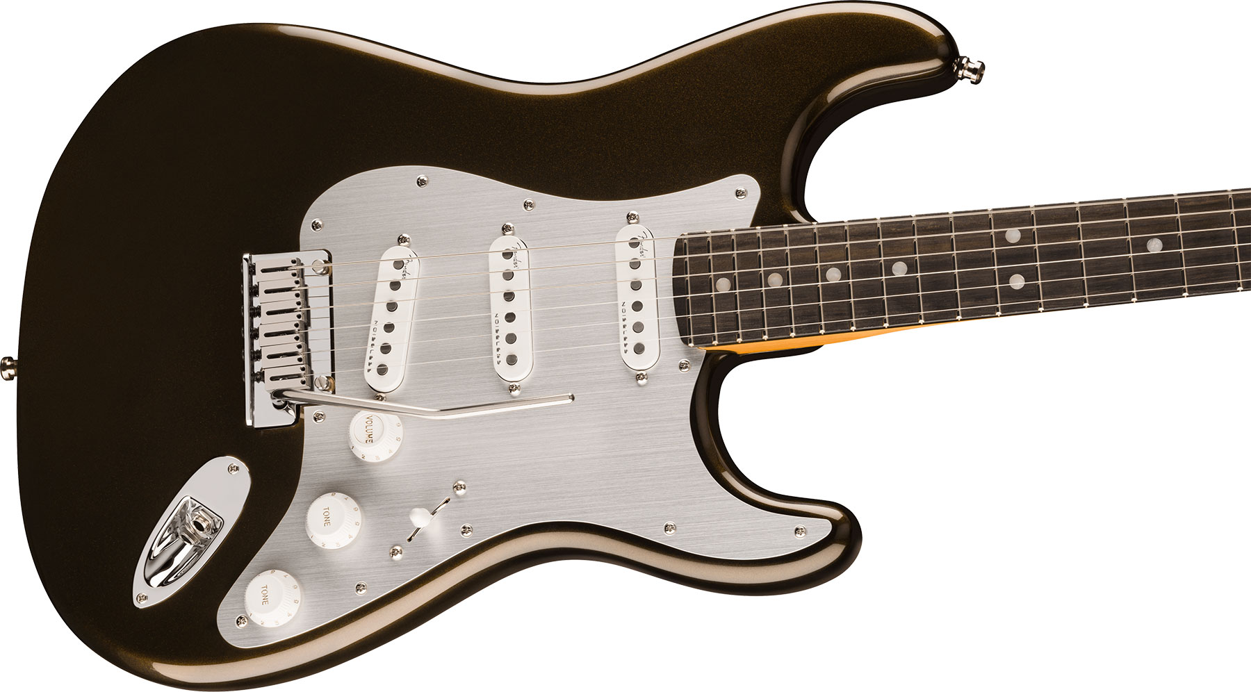 Fender Strat American Ultra Ii Usa 3s Trem Eb - Texas Tea - E-Gitarre in Str-Form - Variation 2