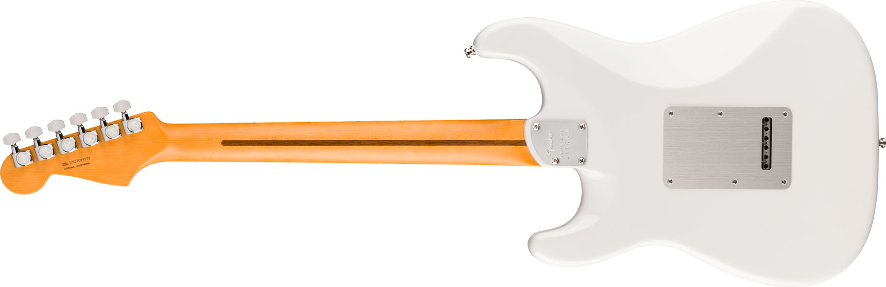 Fender Strat American Ultra Ii Usa Trem 3s Mn - Avalanche - E-Gitarre in Str-Form - Variation 1