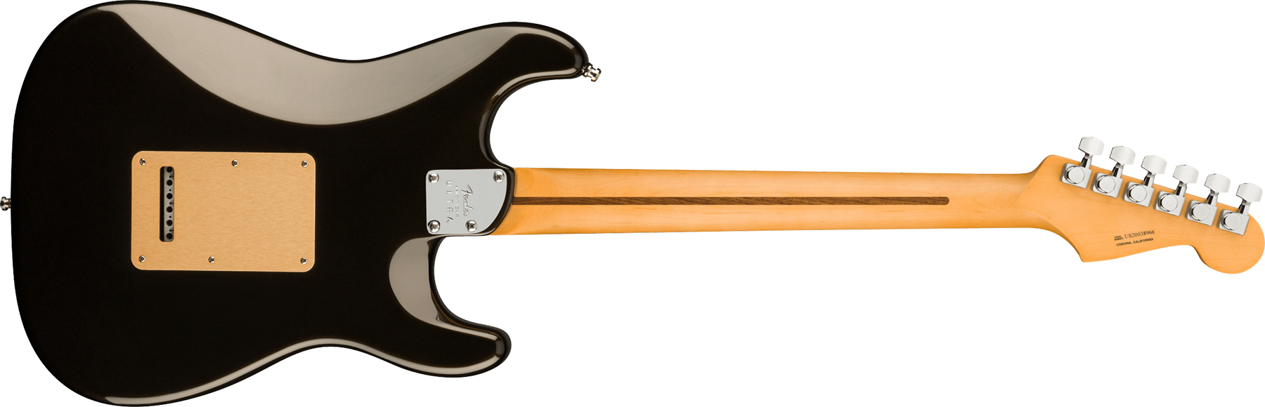 Fender Strat American Ultra Lh Gaucher Usa Mn +etui - Texas Tea - E-Gitarre in Str-Form - Variation 1
