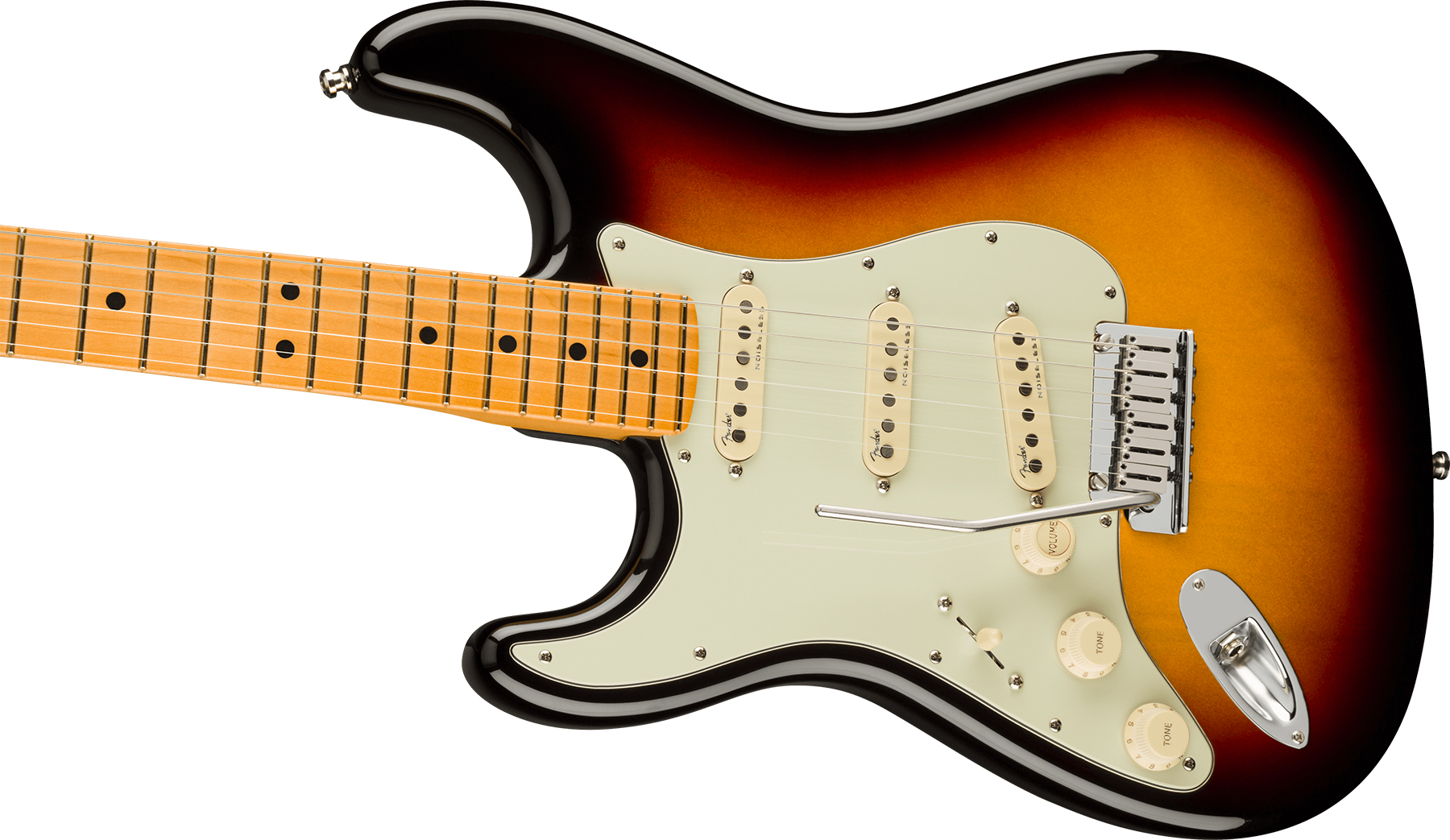 Fender Strat American Ultra Lh Gaucher Usa Mn +etui - Ultraburst - E-Gitarre für Linkshänder - Variation 2
