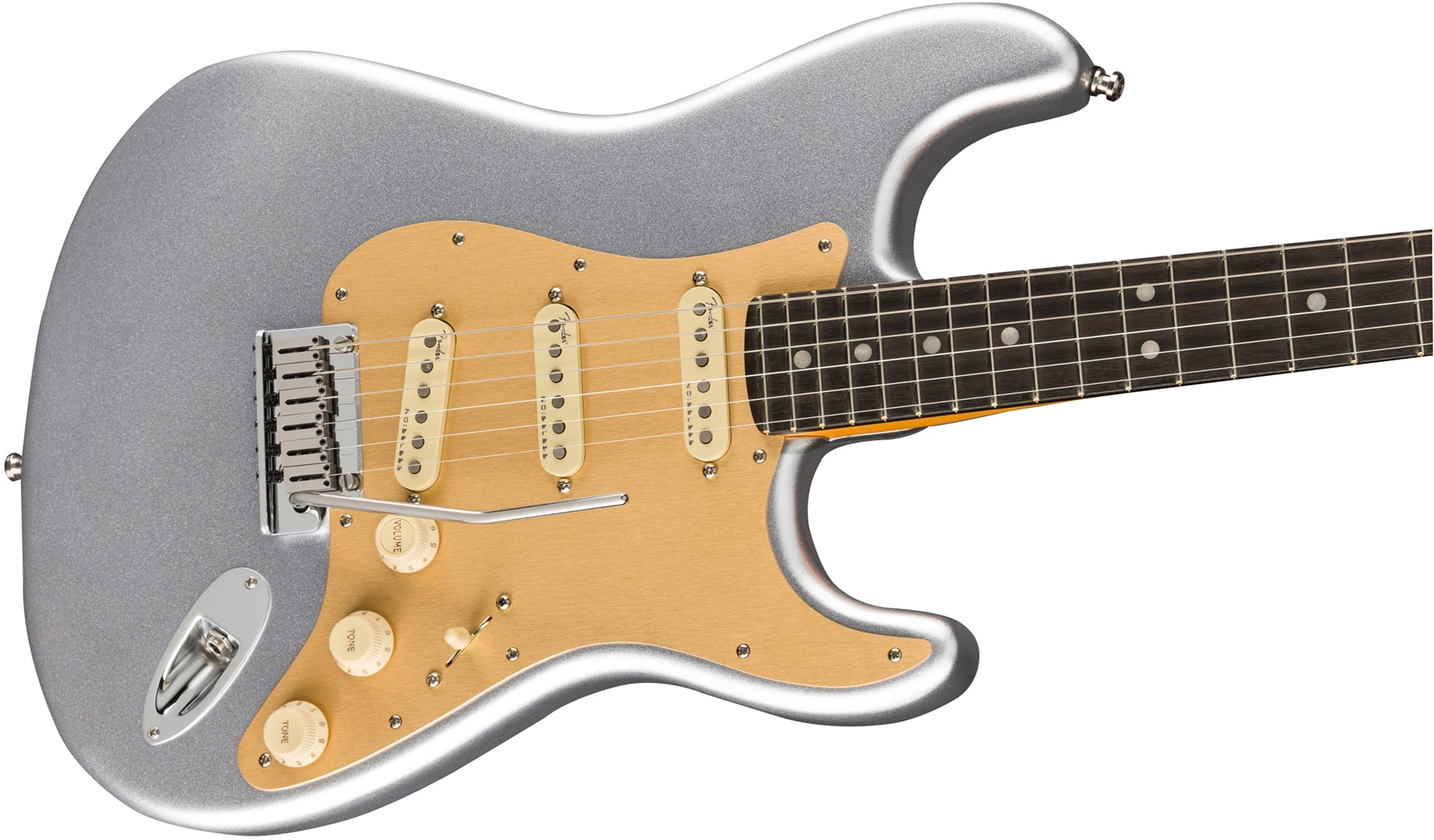 Fender Strat American Ultra Ltd Usa 3s Trem Eb - Quicksilver - E-Gitarre in Str-Form - Variation 2