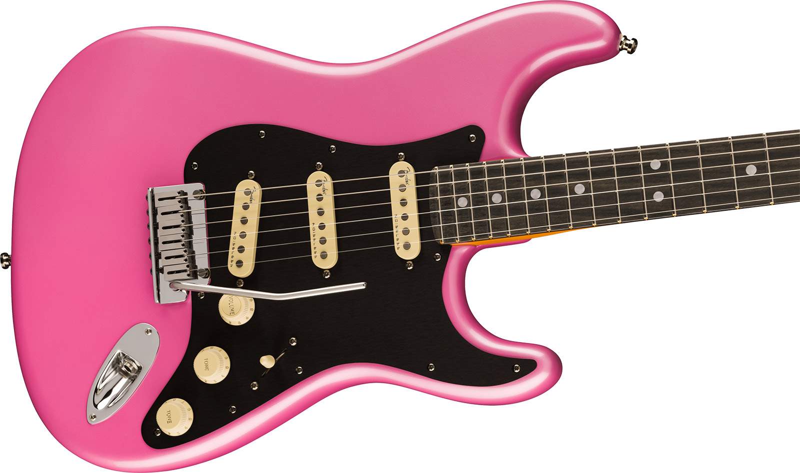 Fender Strat American Ultra Ltd Usa 3s Trem Eb - Bubble Gum Metallic - E-Gitarre in Str-Form - Variation 2