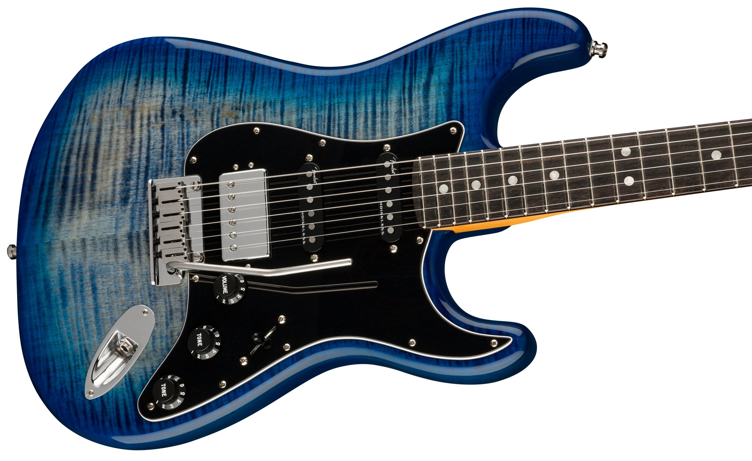 Fender Strat American Ultra Ltd Usa Hss Trem Eb - Denim Burst - E-Gitarre in Str-Form - Variation 2