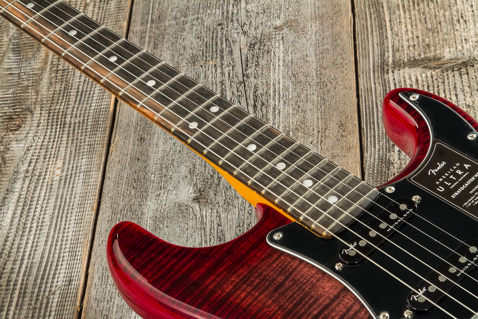 Fender Strat American Ultra Ltd Usa Hss Trem Eb - Umbra - E-Gitarre in Str-Form - Variation 3