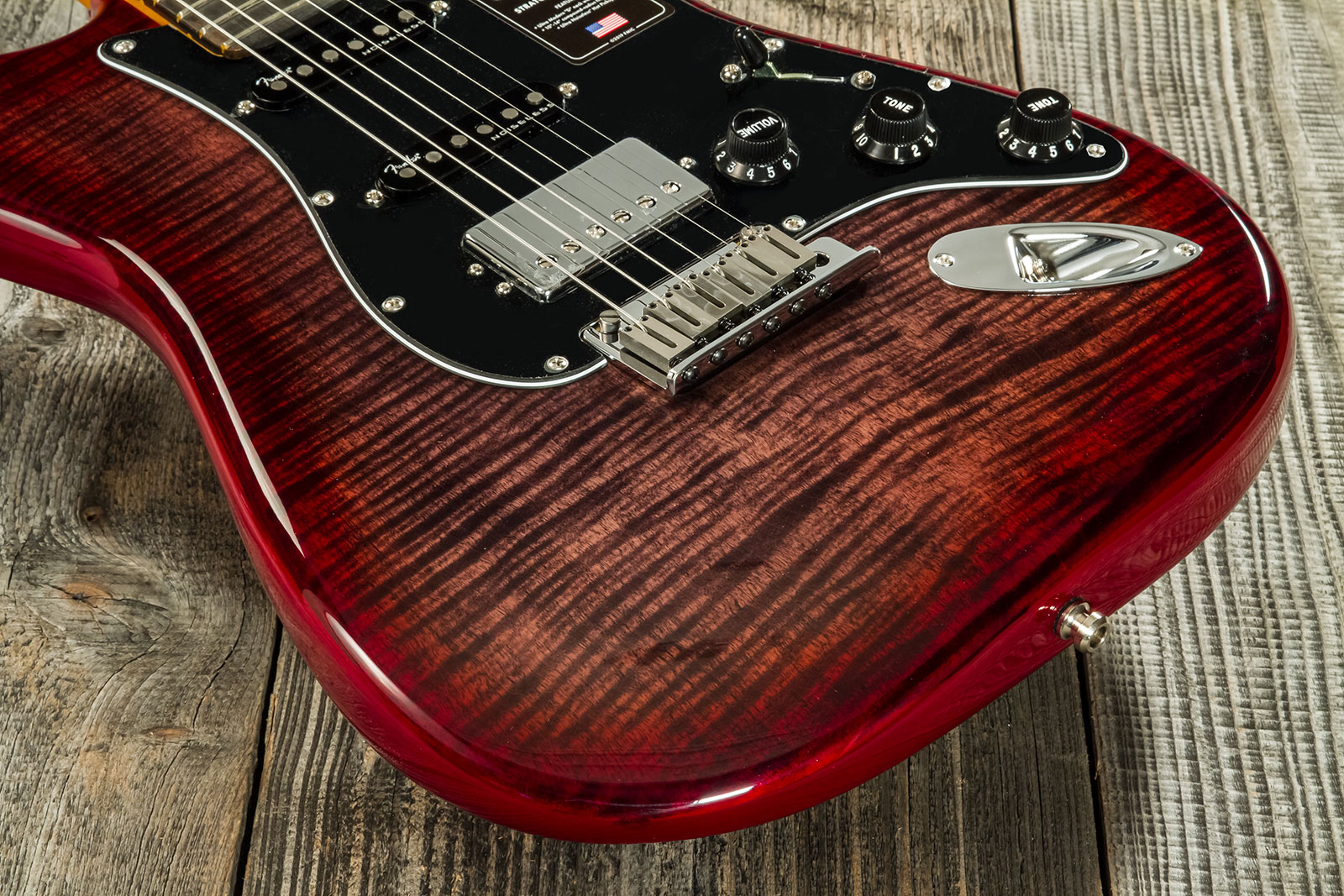 Fender Strat American Ultra Ltd Usa Hss Trem Eb - Umbra - E-Gitarre in Str-Form - Variation 4