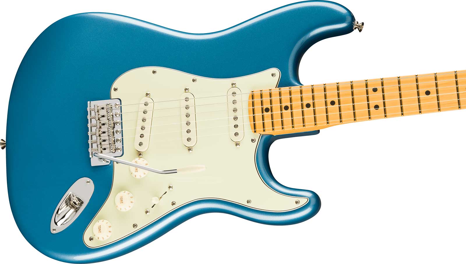 Fender Strat Classic American Pro Usa 3s Trem Mn - Faded Lake Placid Blue - E-Gitarre in Str-Form - Variation 2