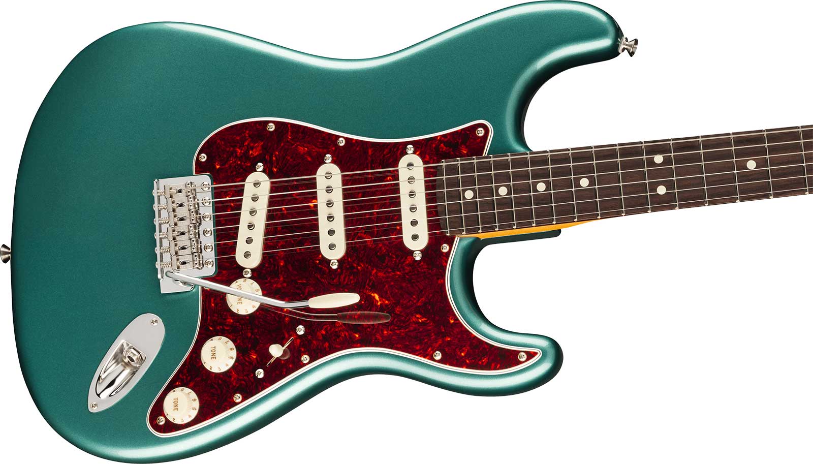 Fender Strat Classic American Pro Usa 3s Trem Rw - Faded Sherwood Green Metallic - E-Gitarre in Str-Form - Variation 2