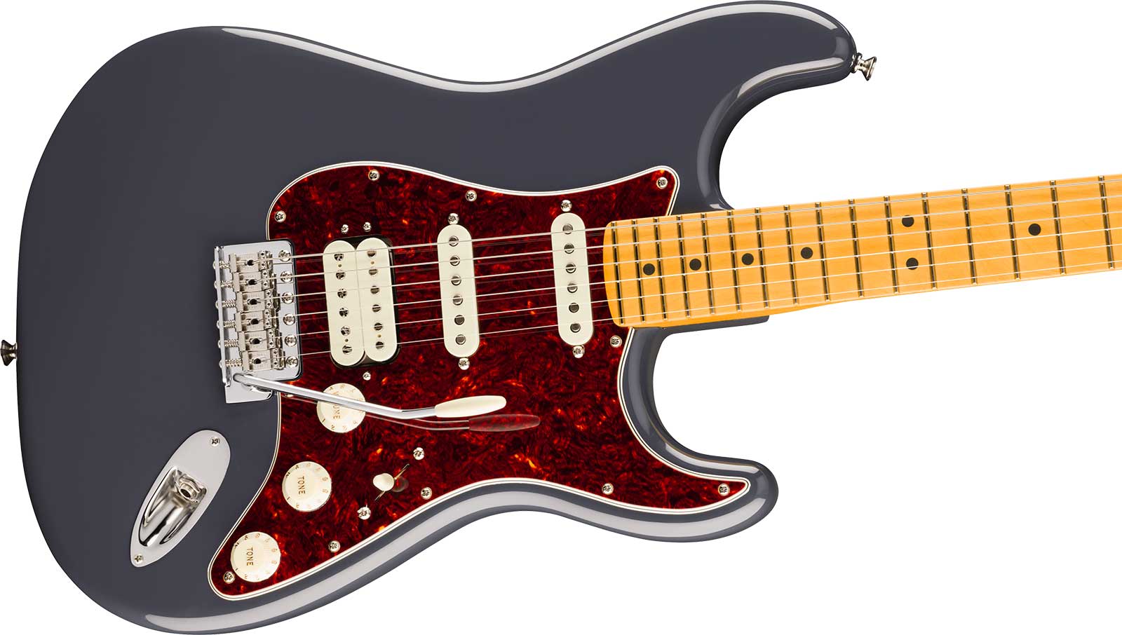 Fender Strat Classic Hss American Pro Usa Trem Mn - Faded Black - E-Gitarre in Str-Form - Variation 2