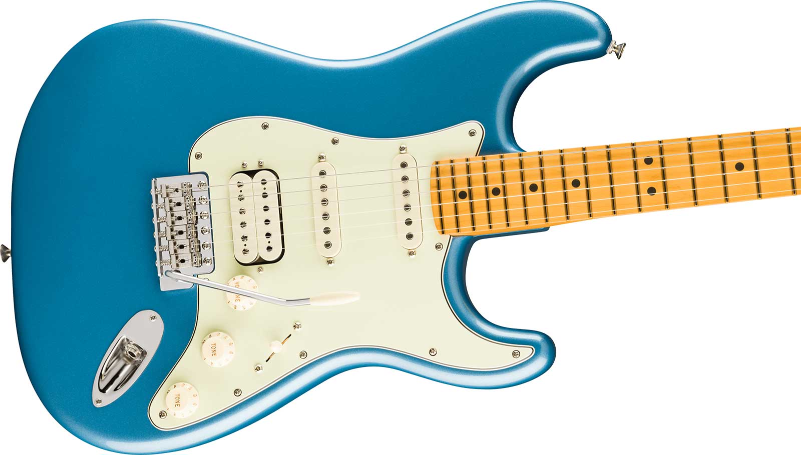 Fender Strat Classic Hss American Pro Usa Trem Mn - Faded Lake Placid Blue - E-Gitarre in Str-Form - Variation 2
