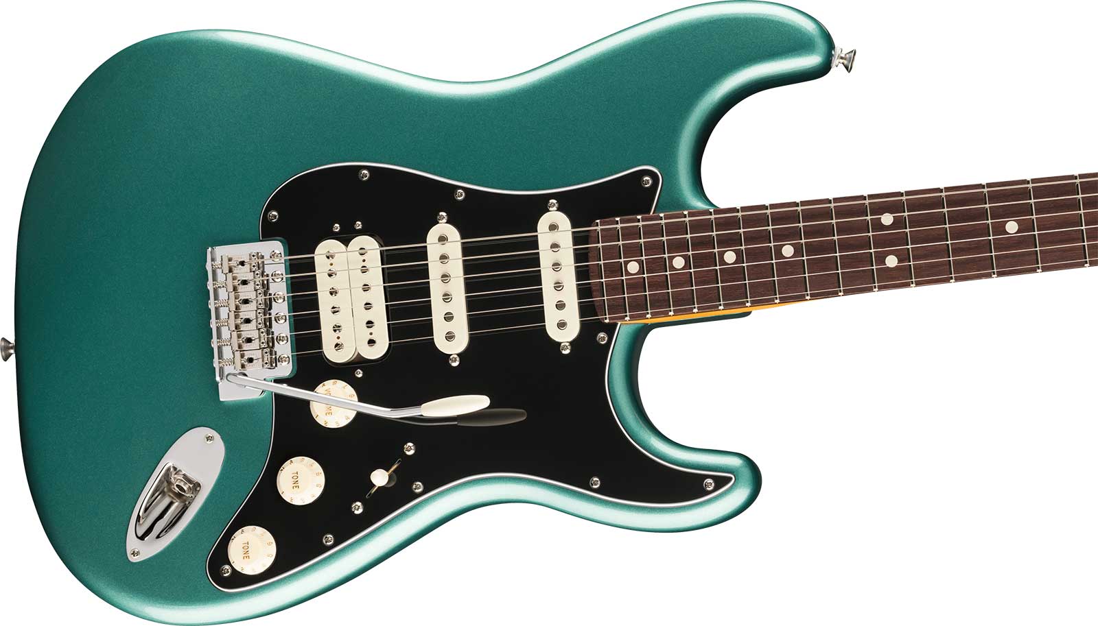 Fender Strat Classic Hss American Pro Usa Trem Rw - Faded Sherwood Green Metallic - E-Gitarre in Str-Form - Variation 2