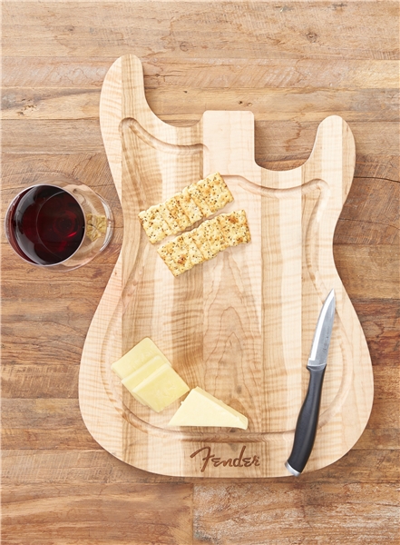 Fender Strat Cutting Board Figured Maple - Schneidebrett - Variation 1