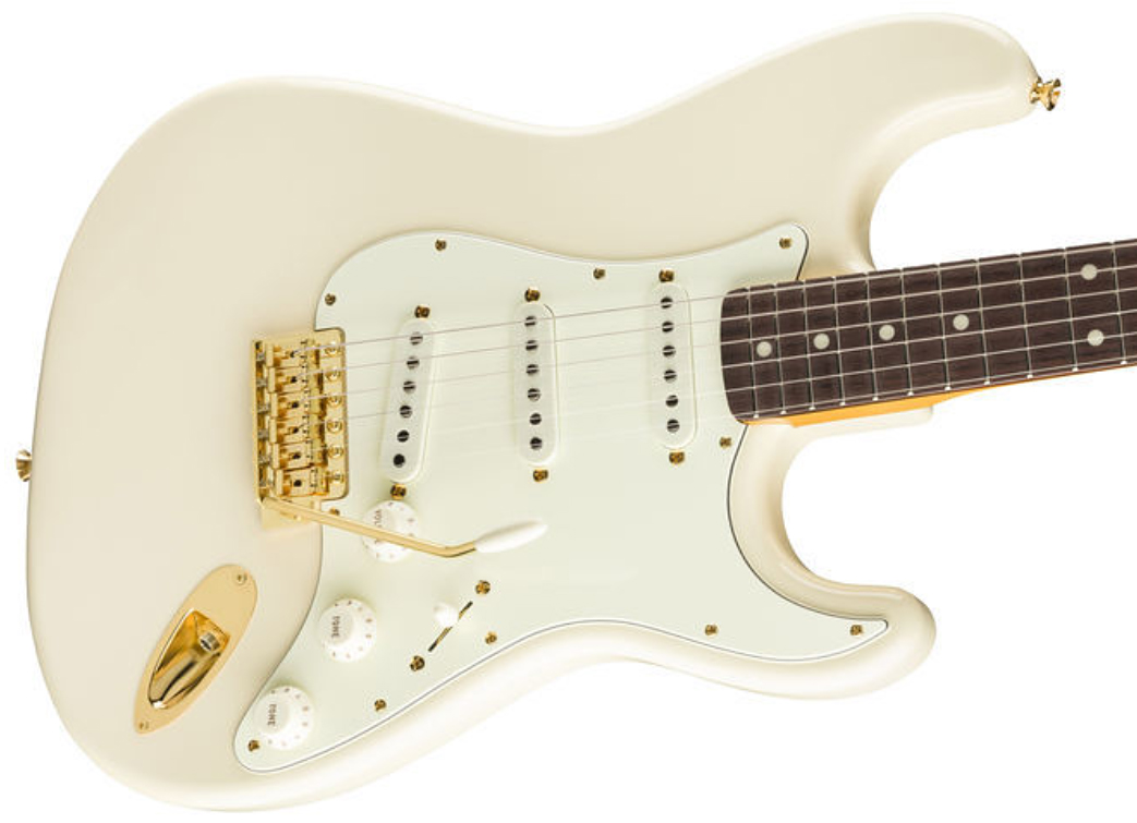 Fender Strat Daybreak Ltd 2019 Japon Gh Rw - Olympic White - E-Gitarre in Str-Form - Variation 2