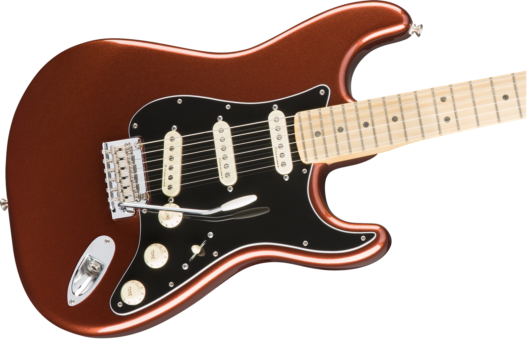 Fender Strat Deluxe Roadhouse Mex Mn - Classic Copper - E-Gitarre in Str-Form - Variation 2