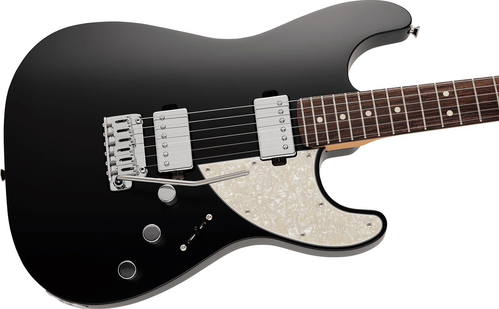 Fender Strat Elemental Mij Jap 2h Trem Rw - Stone Black - E-Gitarre in Str-Form - Variation 2