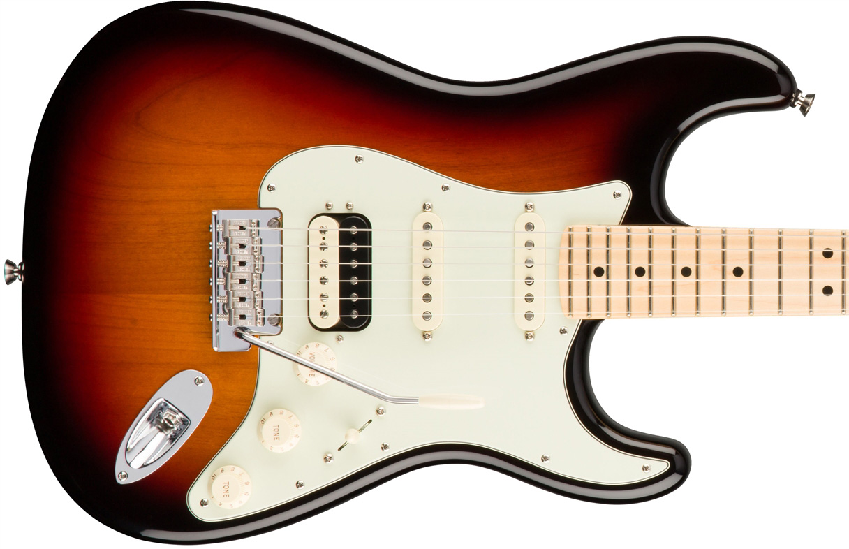 Fender Strat Hss Shawbucker American Professional Usa Mn - 3-color Sunburst - E-Gitarre in Str-Form - Variation 1
