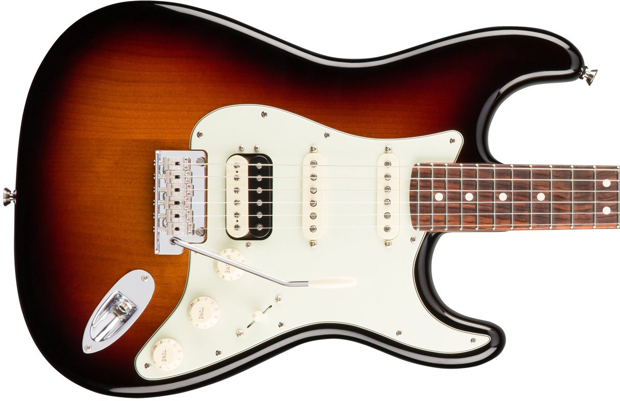 Fender Strat Hss Shawbucker American Professional Usa Rw - 3-color Sunburst - E-Gitarre in Str-Form - Variation 1