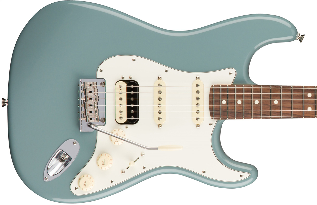 Fender Strat Hss Shawbucker American Professional Usa Rw - Sonic Grey - 12-saitige E-Gitarre - Variation 1