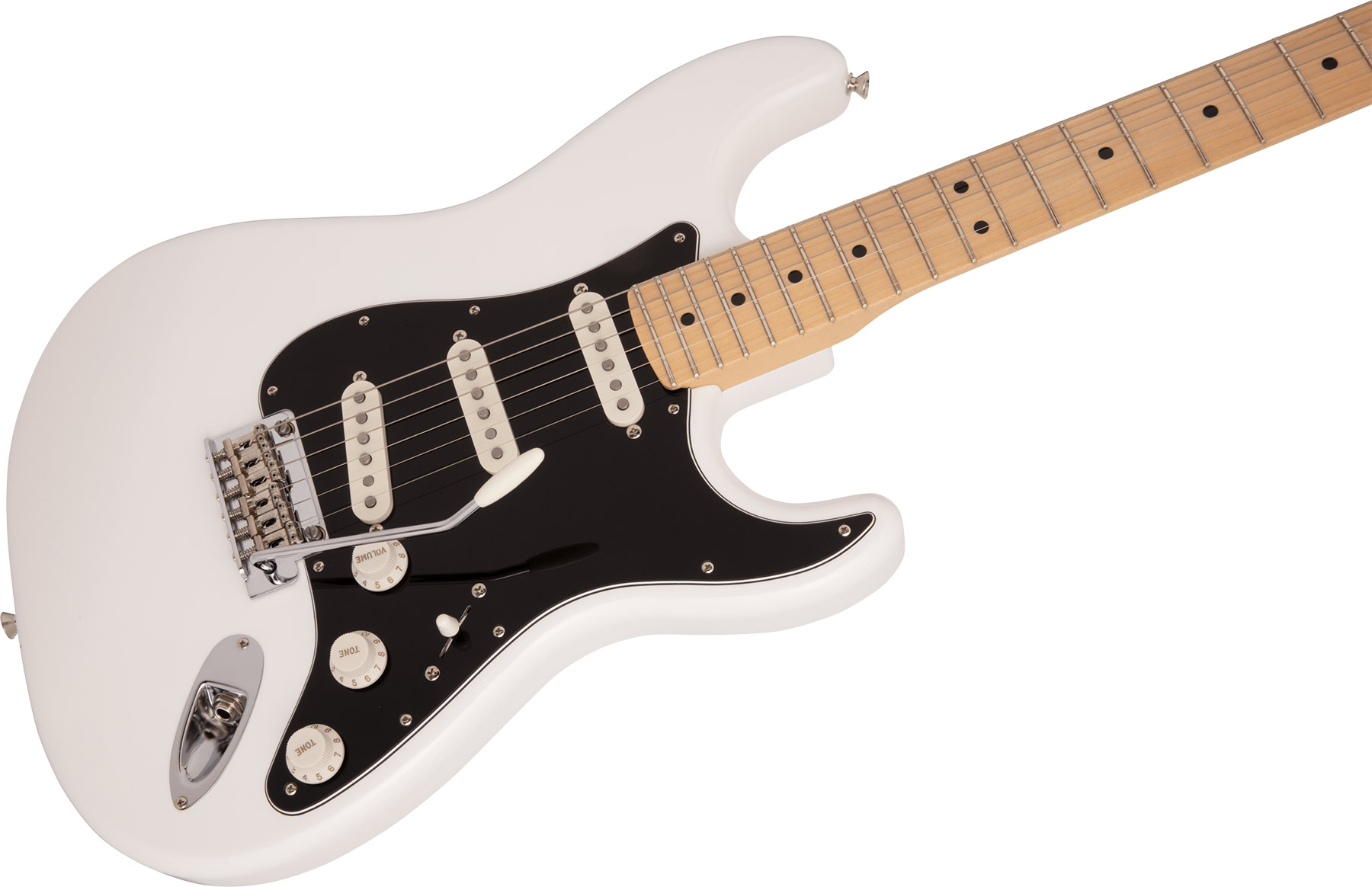 Fender Strat Hybrid Ii Mij Jap 3s Trem Mn - Arctic White - E-Gitarre in Str-Form - Variation 2