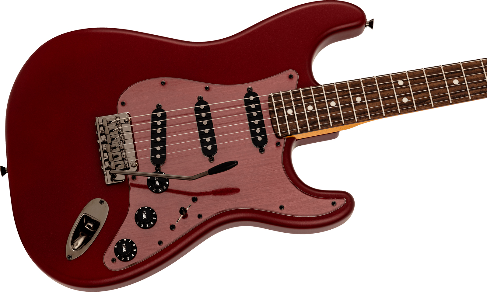 Fender Strat Hybrid Ii Mij Ltd Jap 3s Trem Rw - Matte Inferno Red - E-Gitarre in Str-Form - Variation 2