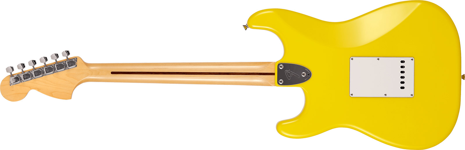 Fender Strat International Color Ltd Jap 3s Trem Mn - Monaco Yellow - E-Gitarre in Str-Form - Variation 1