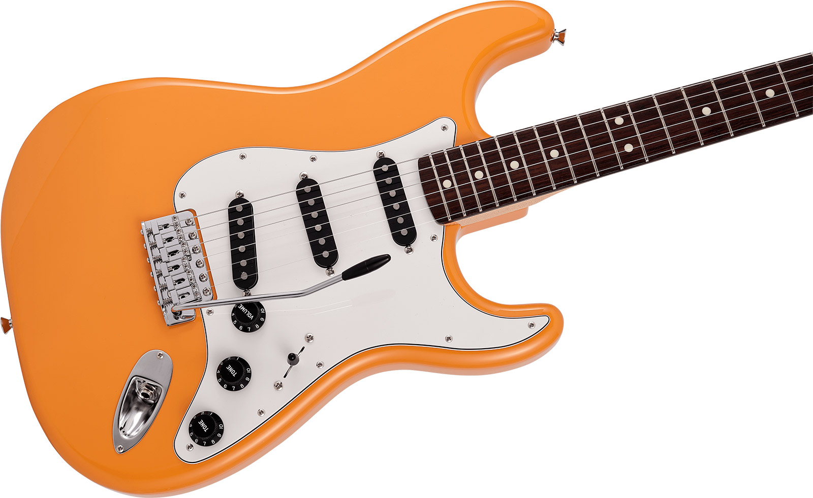 Fender Strat International Color Ltd Jap 3s Trem Rw - Capri Orange - E-Gitarre in Str-Form - Variation 2