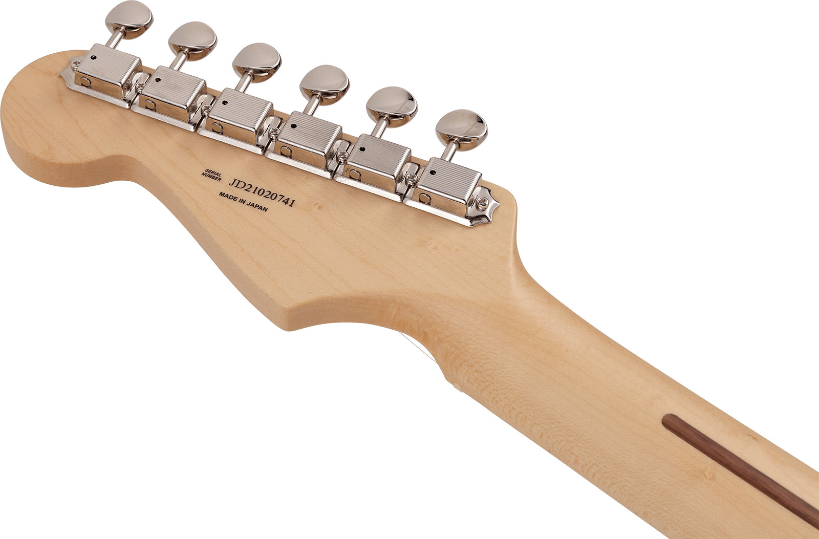 Fender Strat Junior Mij Jap 3s Trem Rw - Satin Shell Pink - E-Gitarre für Kinder - Variation 3