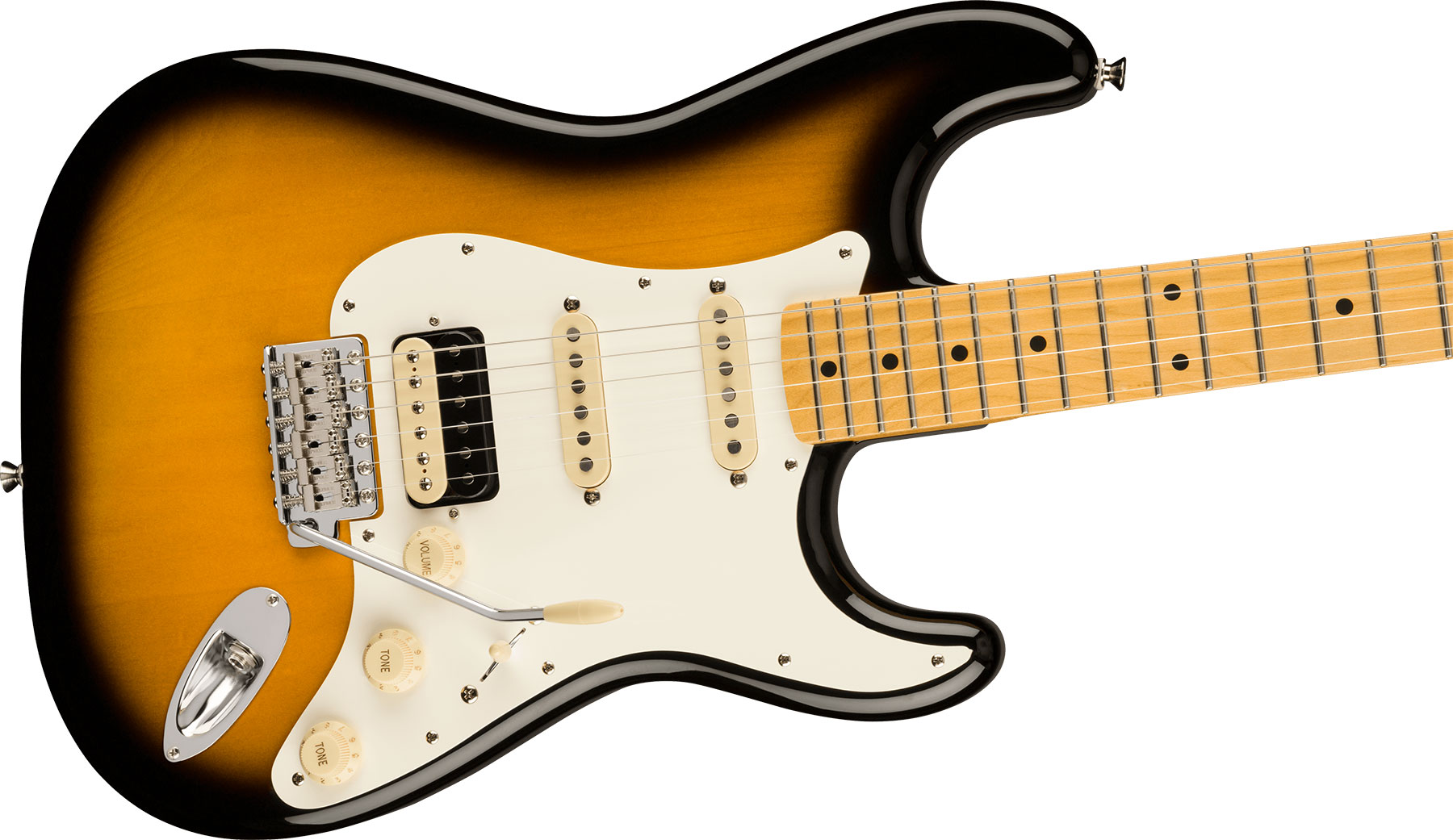 Fender Strat Jv Modified '50s Jap Hss Trem Mn - 2-color Sunburst - E-Gitarre in Str-Form - Variation 2