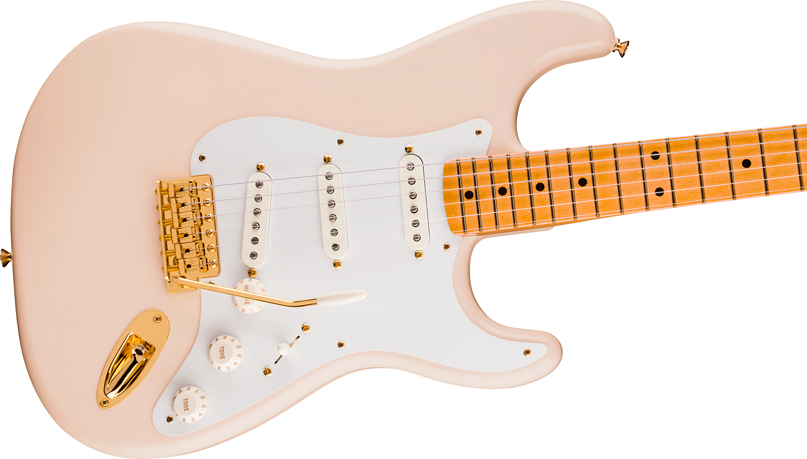 Fender Strat Late 50s Gh Vintera 3 Ltd Mex 3s Trem Mn - White Blonde - E-Gitarre in Str-Form - Variation 2