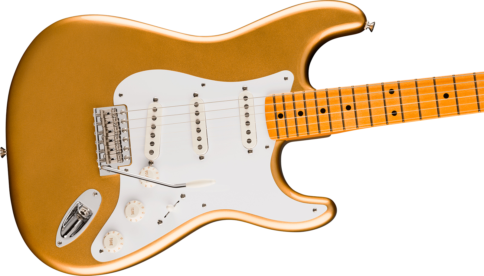 Fender Strat Late 50s Vintera 3 Mex 3s Trem Mn - Aztec Gold - E-Gitarre in Str-Form - Variation 2