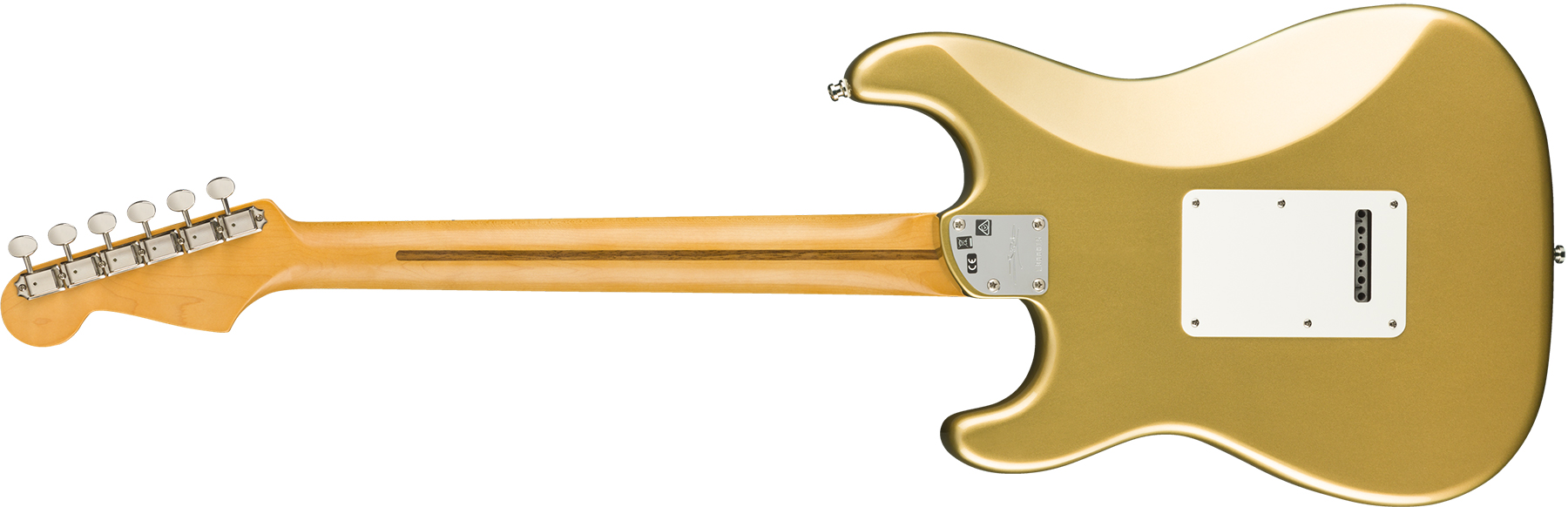 Fender Strat Lincoln Brewster Usa Signature Mn - Aztec Gold - E-Gitarre in Str-Form - Variation 1
